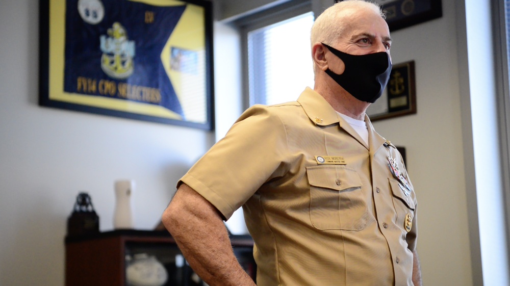 Command Master Chief Rick Moreyra Visits NTAG Pittsburgh