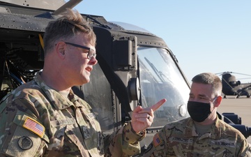 Aviation Center of Excellence Commanding General Visits 160th SOAR (Abn)
