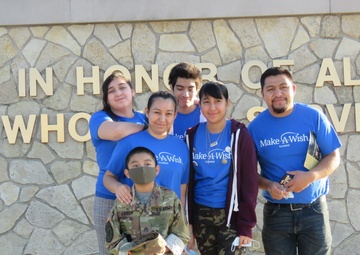 Fort McCoy helps make a wish come true for an 8-year-old child
