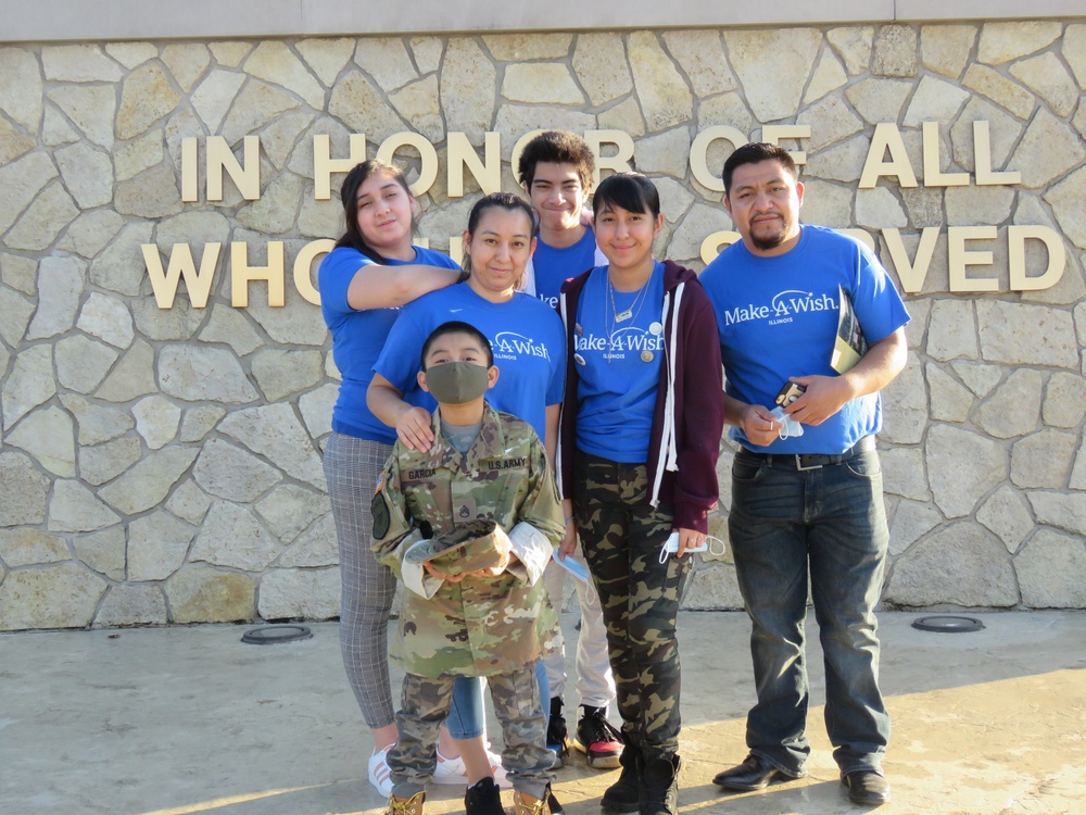 Fort McCoy helps make a wish come true for an 8-year-old child