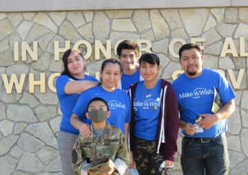 Fort McCoy helps make a wish come true for an 8-year-old child