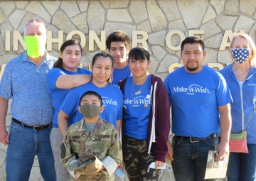 Fort McCoy helps make a wish come true for an 8-year-old child