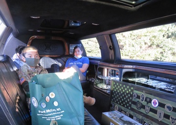 Fort McCoy helps make a wish come true for an 8-year-old child