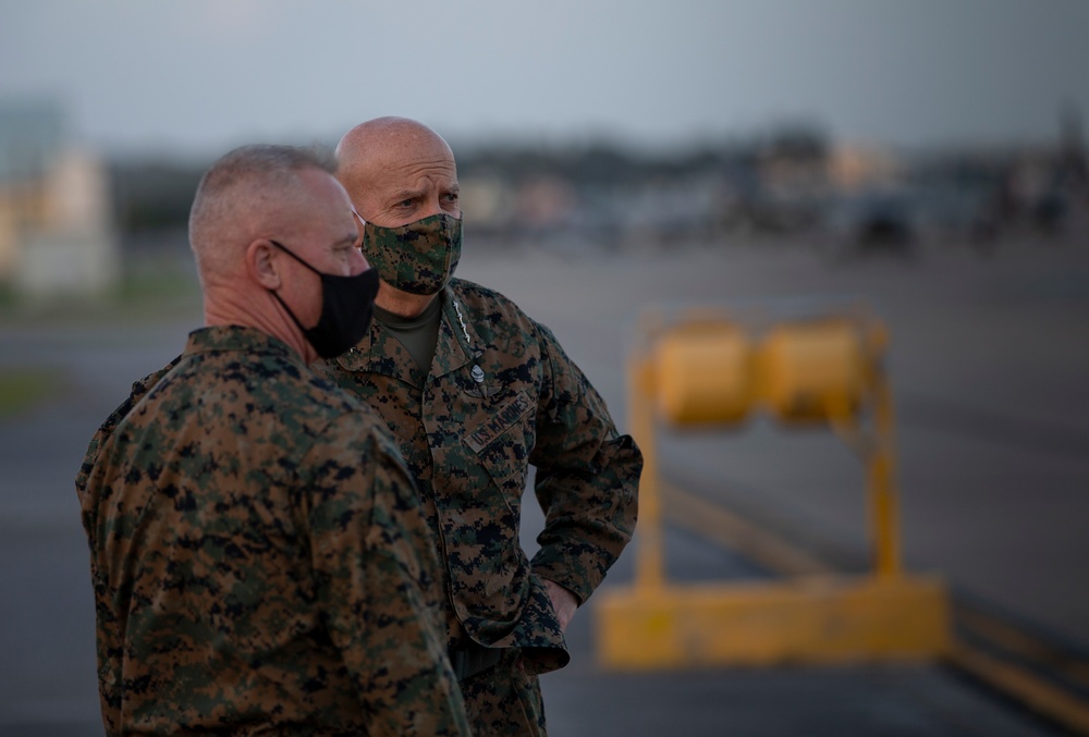 Marine Corps Commandant, Sergeant Major visit Okinawa