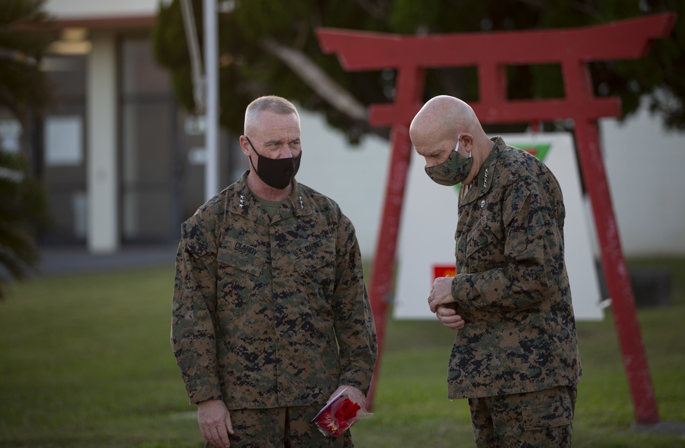 Marine Corps Commandant, Sergeant Major visit Okinawa