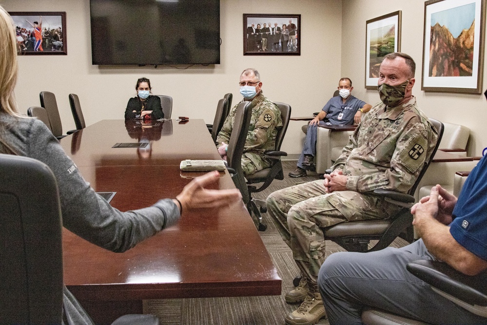 Brig. Gen. Suter visits Hospitals of Providence Transmountain