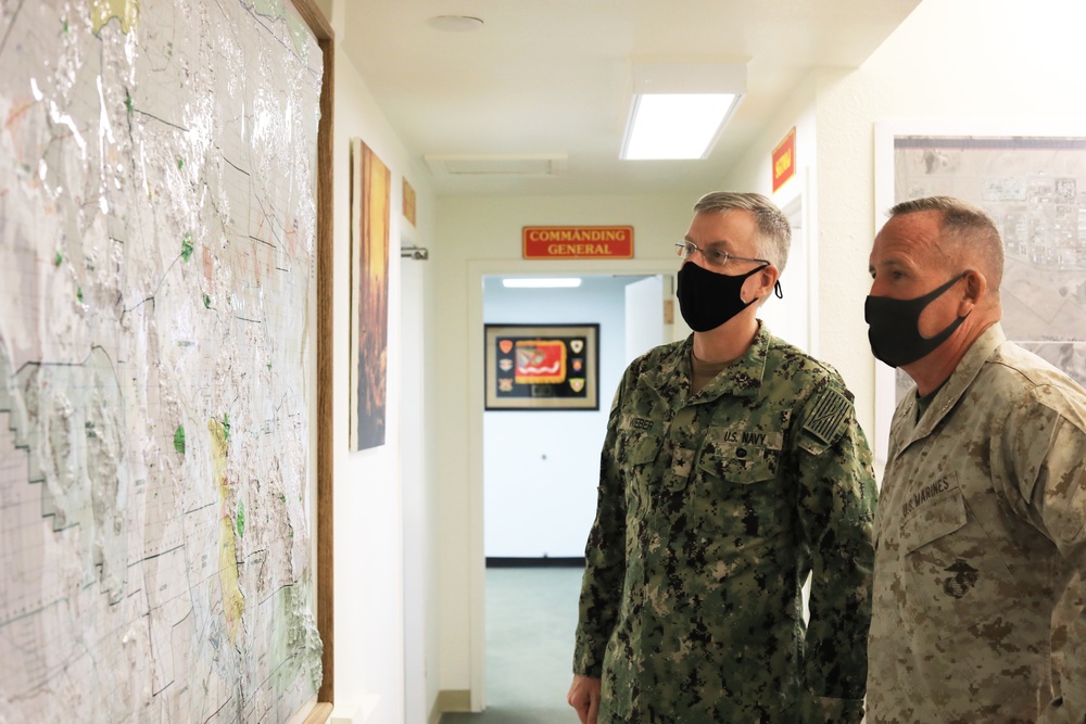 NMFP Commander Visits Naval Hospital Twentynine Palms