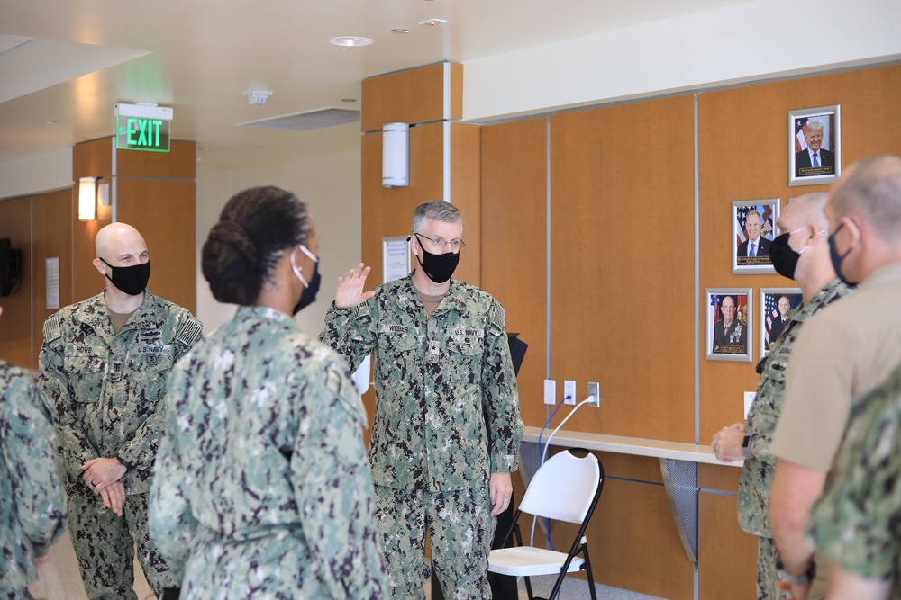 NMFP Commander Visits Naval Hospital Twentynine Palms