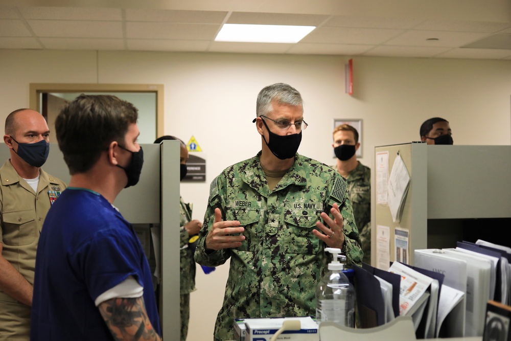 NMFP Commander Visits Naval Hospital Twentynine Palms