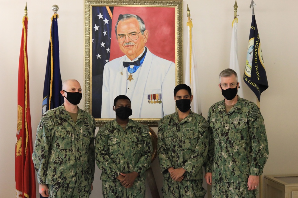 NMFP Commander Visits Naval Hospital Twentynine Palms