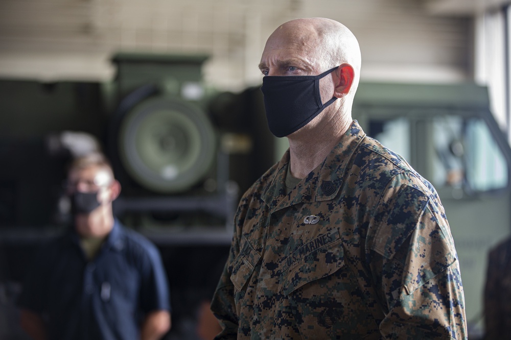 Sergeant Major of the Marine Corps visits Marine Corps Installations Pacific