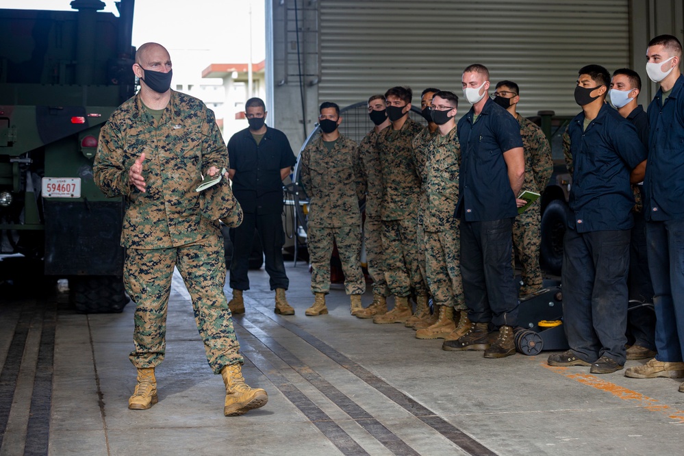 Sergeant Major of the Marine Corps visits Marine Corps Installations Pacific