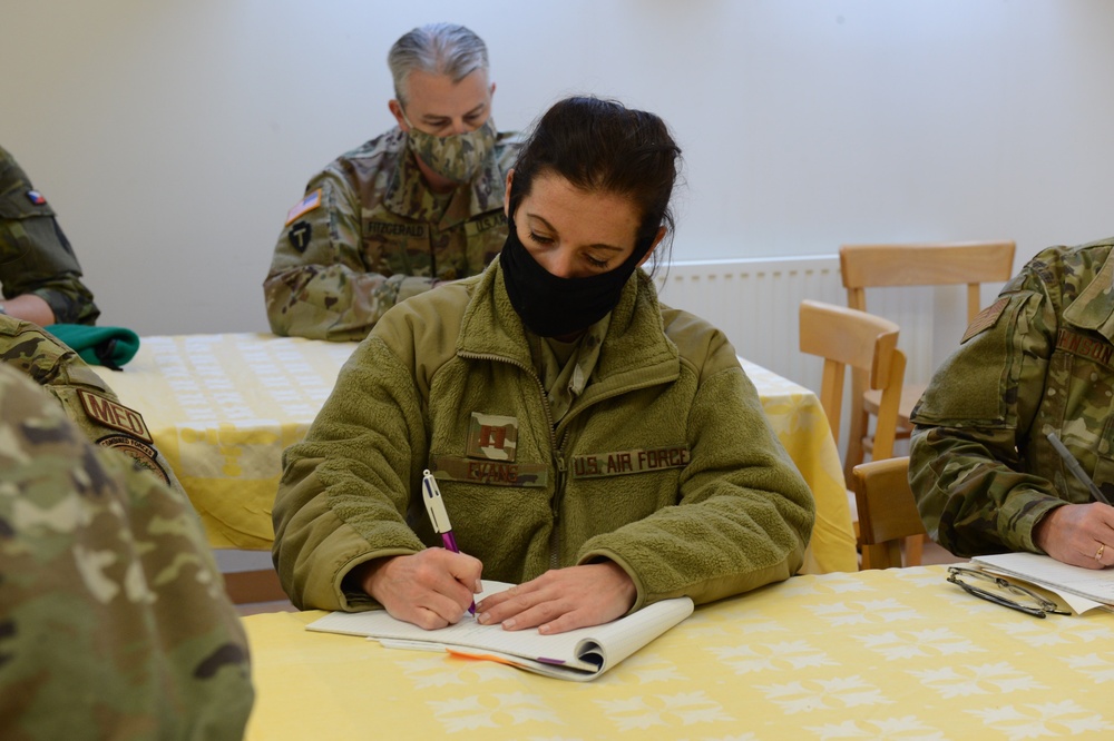 Guard medical team supports Czech partners