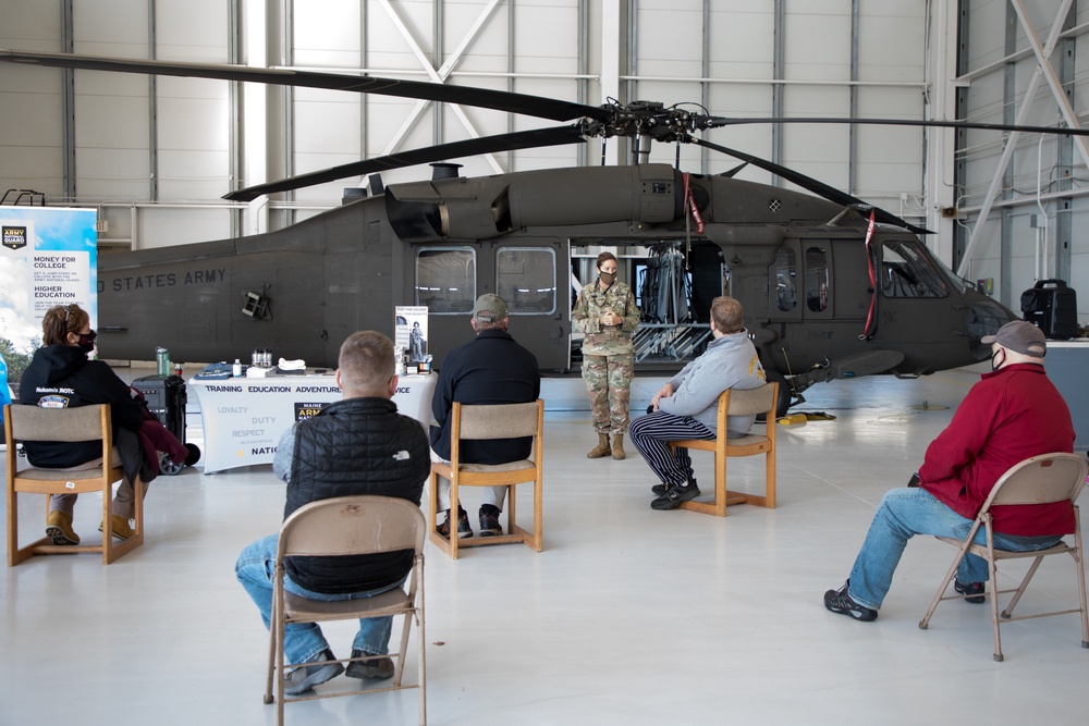 Educators and community leaders fly with Maine Army National Guard