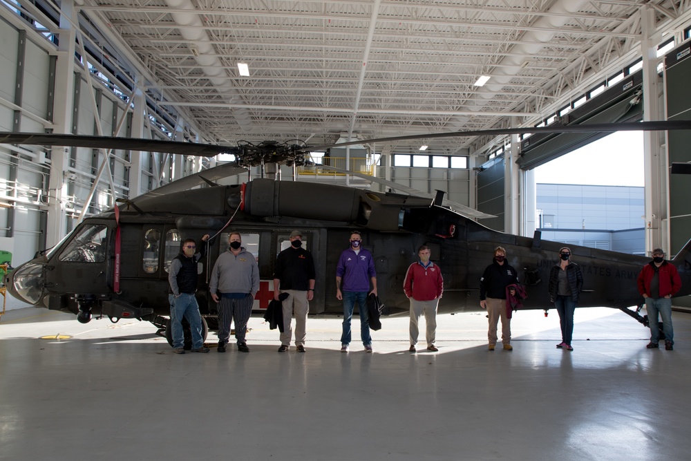 Educators and community leaders fly with Maine Army National Guard