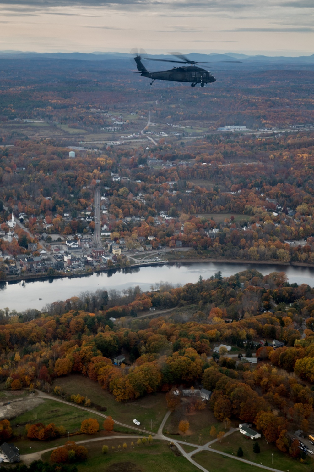 Educators and community leaders fly with Maine Army National Guard