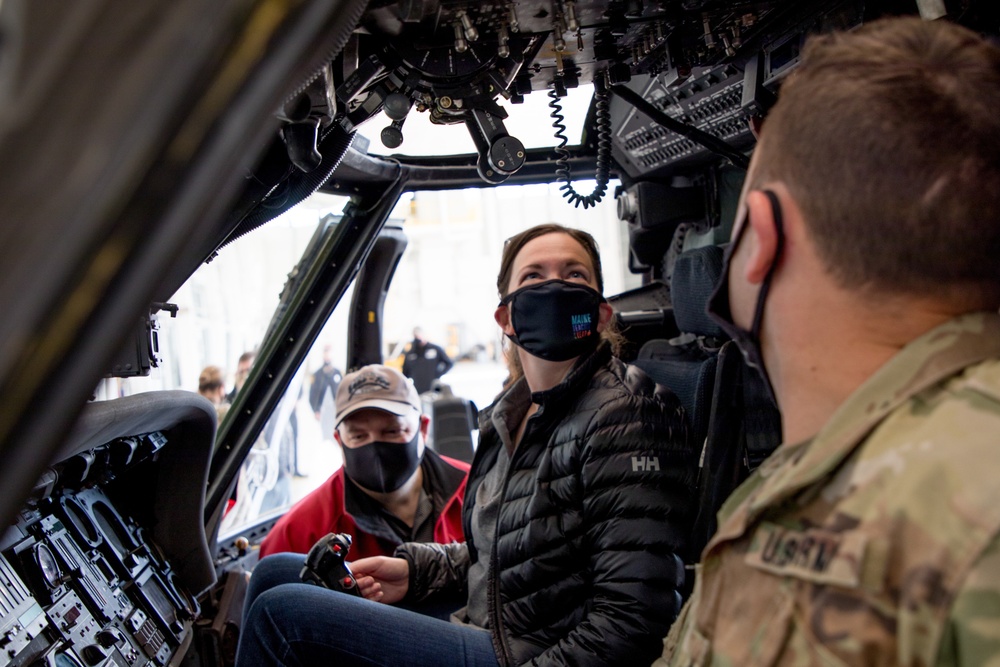 Educators and community leaders fly with Maine Army National Guard