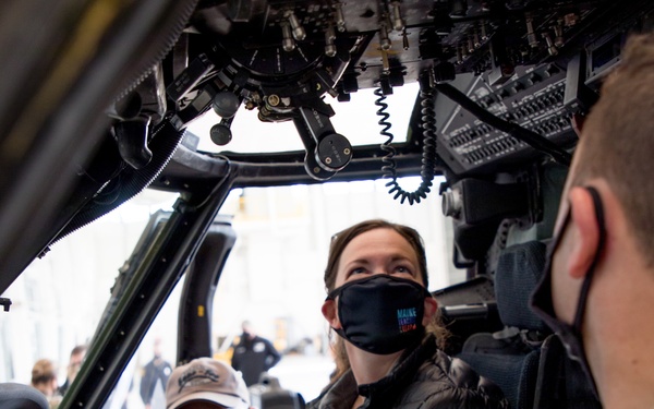 Educators and community leaders fly with Maine Army National Guard