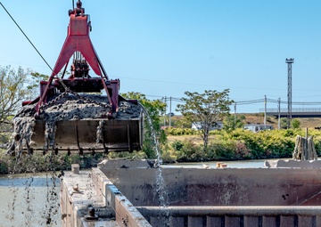 Buffalo River dredging, Fall 2020