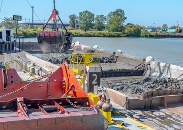 Buffalo River dredging, Fall 2020