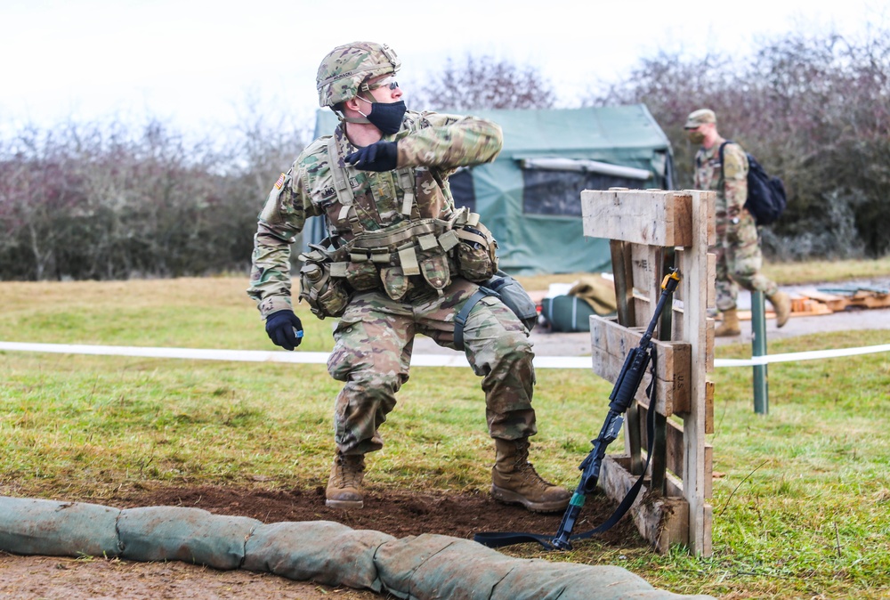 U.S. Army Soldiers participate in EIB/ESB Competition at Hohenfels