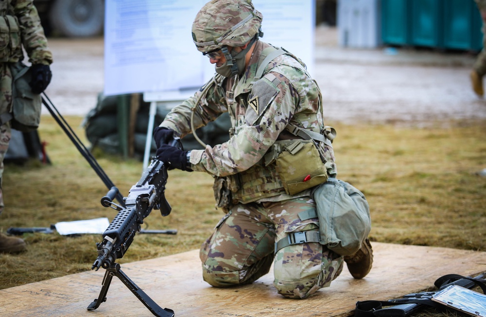 U.S. Army Soldiers participate in EIB/ESB Competition at Hohenfels