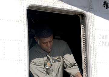 Marines conduct flight training over Keesler