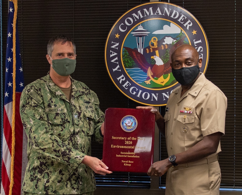 Naval Base Kitsap accepts SECDEF Environmental Award
