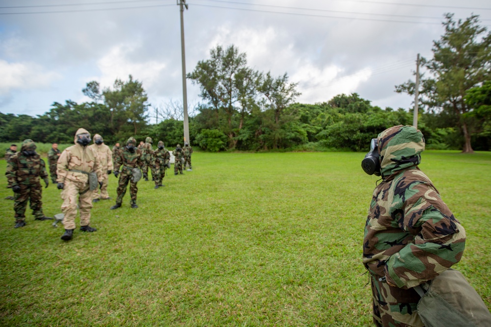 Cpl. Graham Conducts a Gas Chamber Training Event