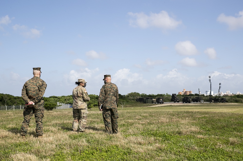 CMC and Sgt Maj of the USMC visit to Okinawa