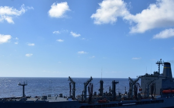 USNS Tippecanoe (T-AO 199) Conducts RAS with USNS Big Horn (T-AO 198)