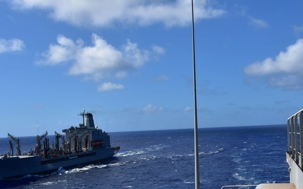 USNS Tippecanoe (T-AO 199) Conducts Underway Replenishment with USNS Big Horn (T-AO 198)