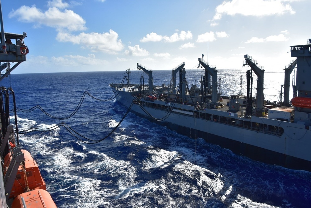 USNS Tippecanoe (T-AO 199) Conducts Underway Replenishment with USNS Big Horn (T-AO 198)