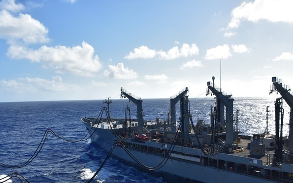 USNS Tippecanoe (T-AO 199) Conducts Underway Replenishment with USNS Big Horn (T-AO 198)
