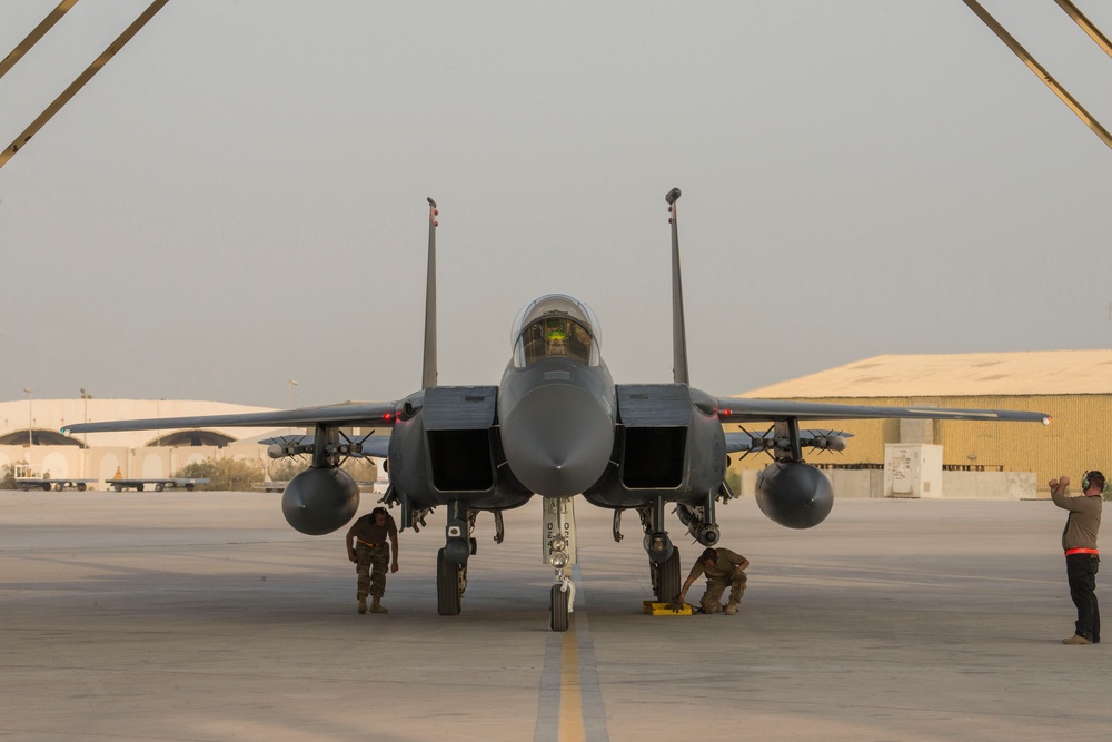 Eagles have landed at Al Dhafra Air Base