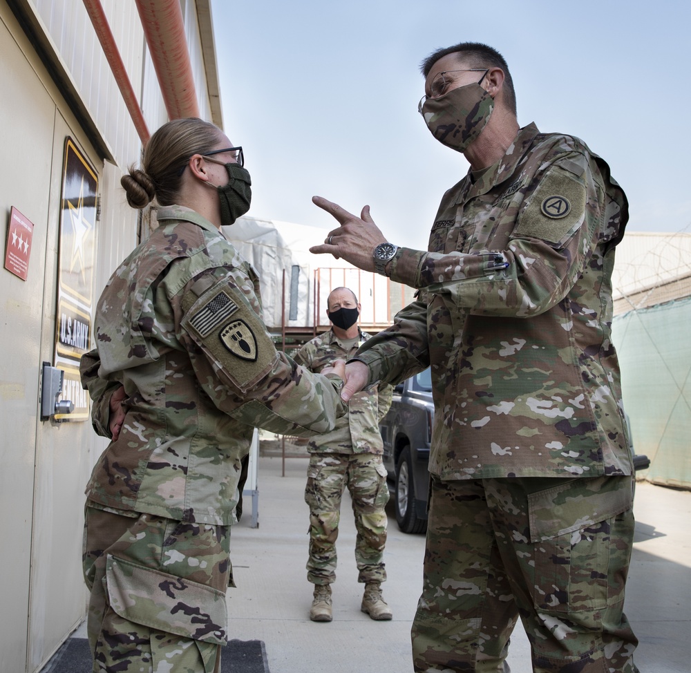 Lt. General Ferrell Gives Recognition