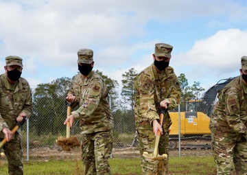 Duke Field breaks ground on aircraft simulator facility