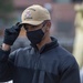 PSSA Modeley dons his USS Constitution command ball cap for the first time after completing his basic historian qualification