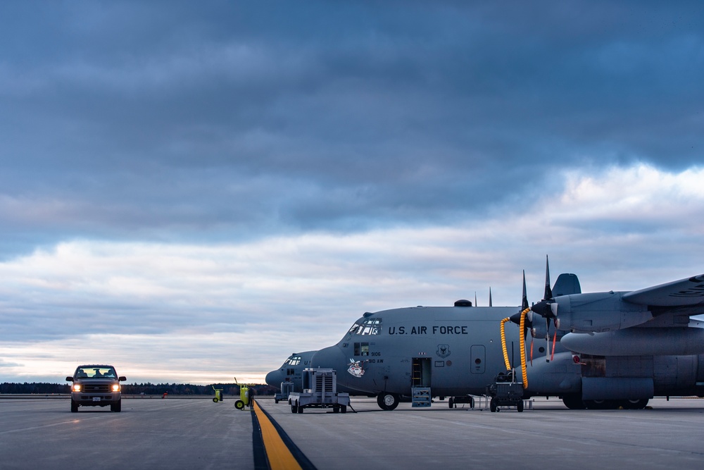 C-130H training at Alpena