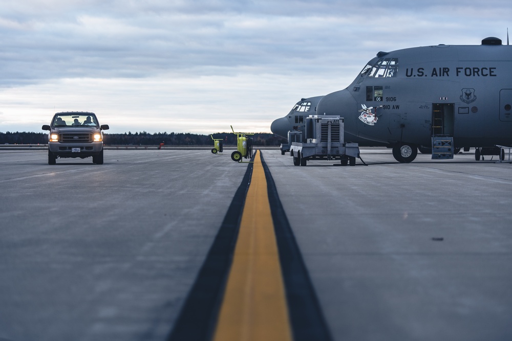 C-130H training at Alpena