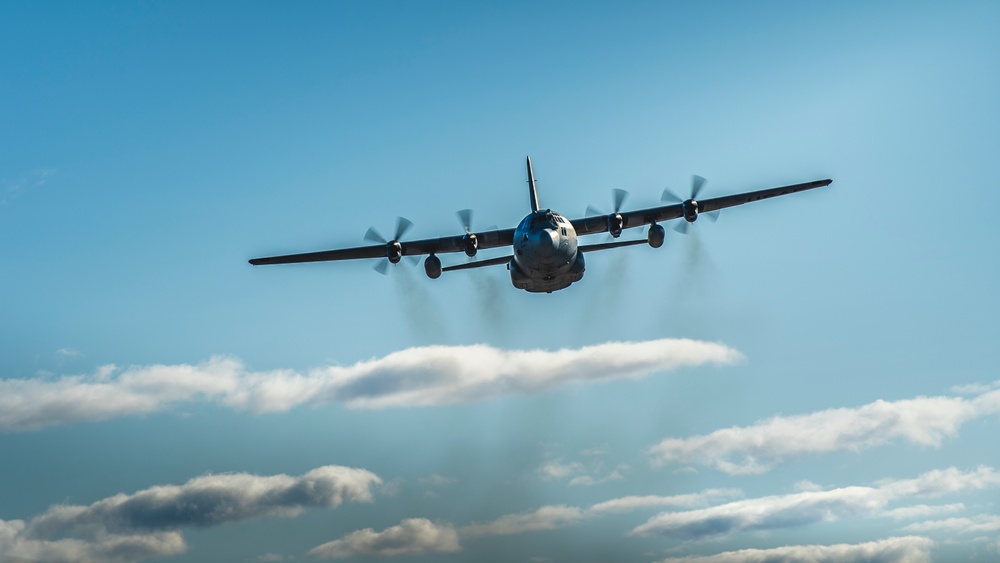 C-130H training at Alpena