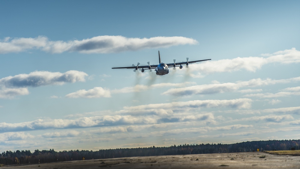 C-130H training at Alpena