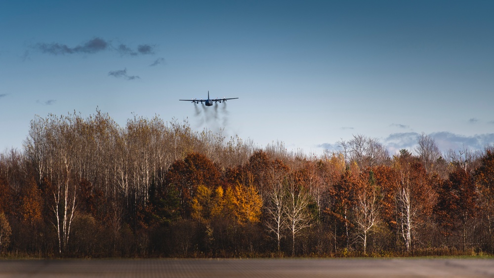 C-130H training at Alpena