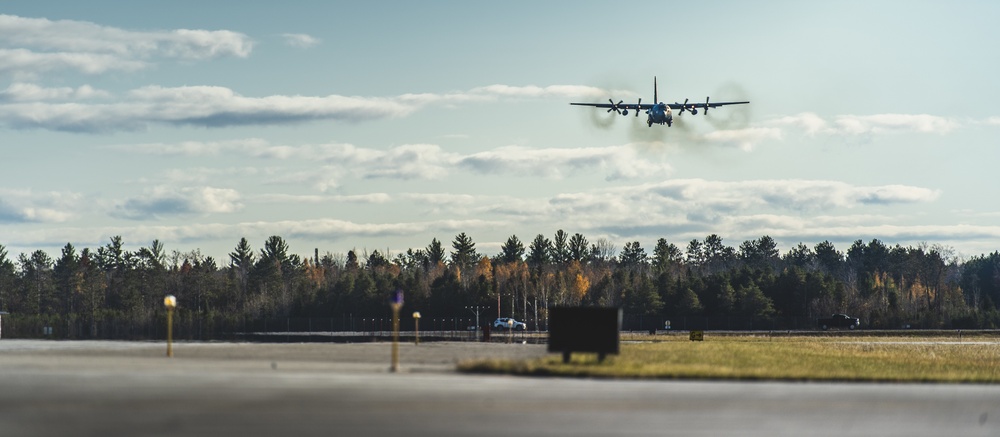 C-130H training at Alpena