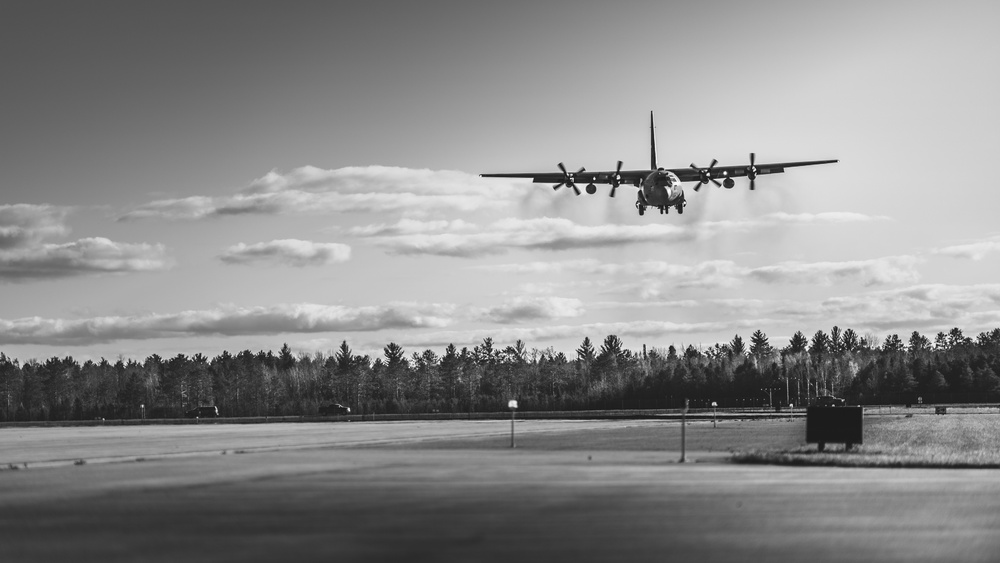 C-130H training at Alpena