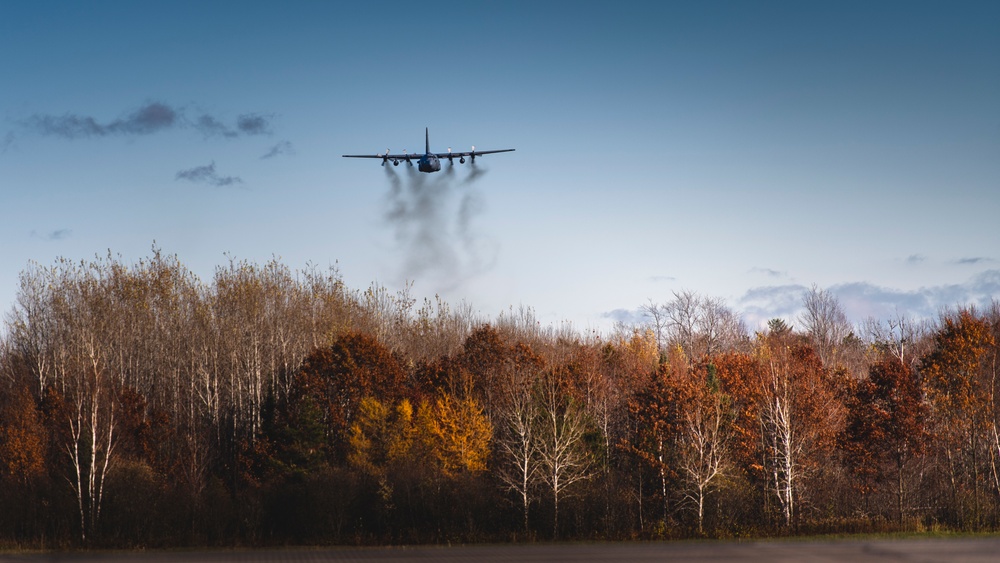 C-130H training at Alpena