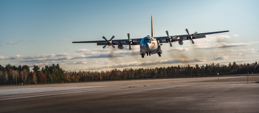 C-130H training at Alpena