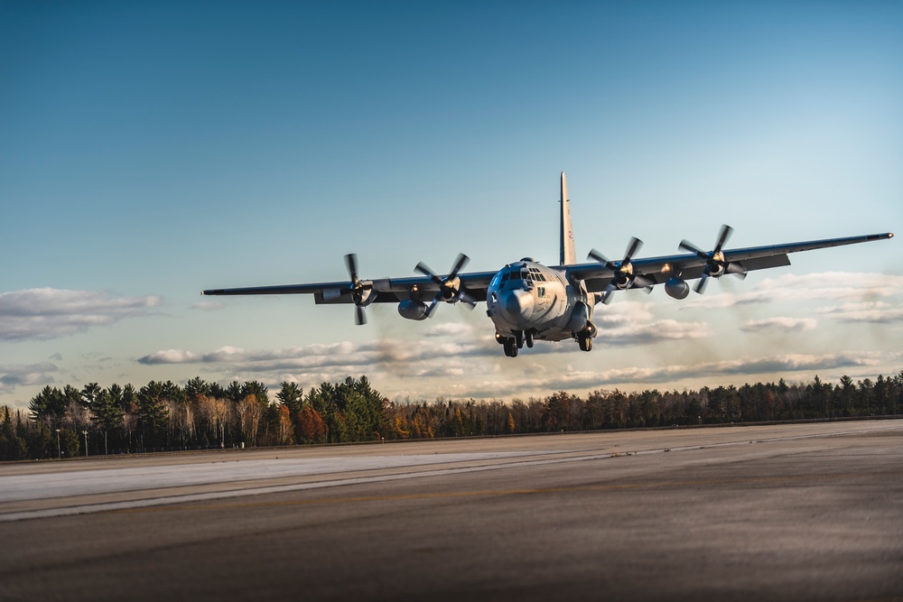 C-130H training at Alpena