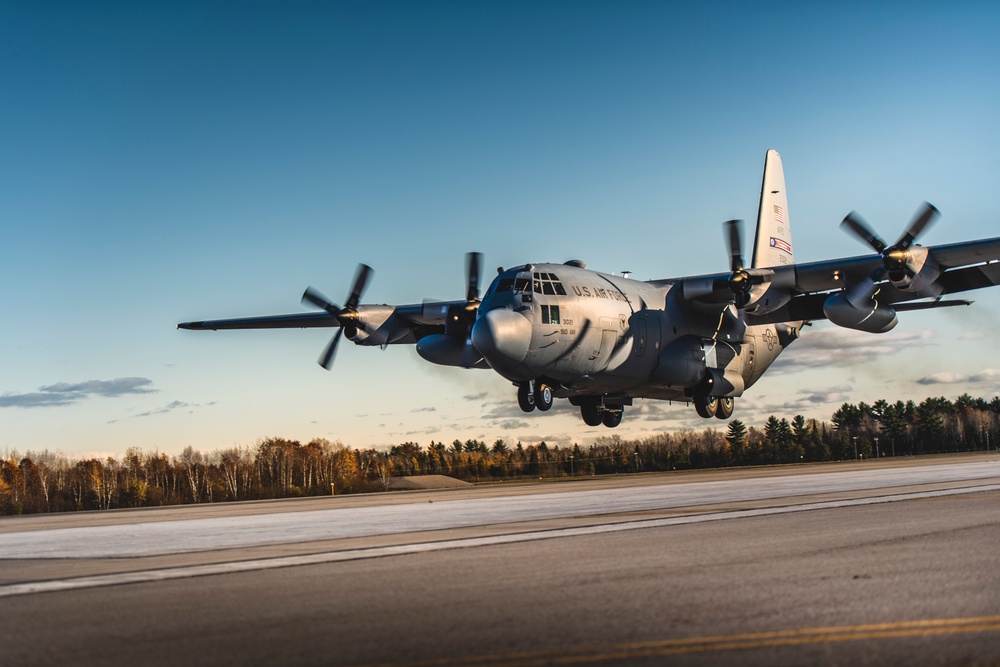 C-130H training at Alpena