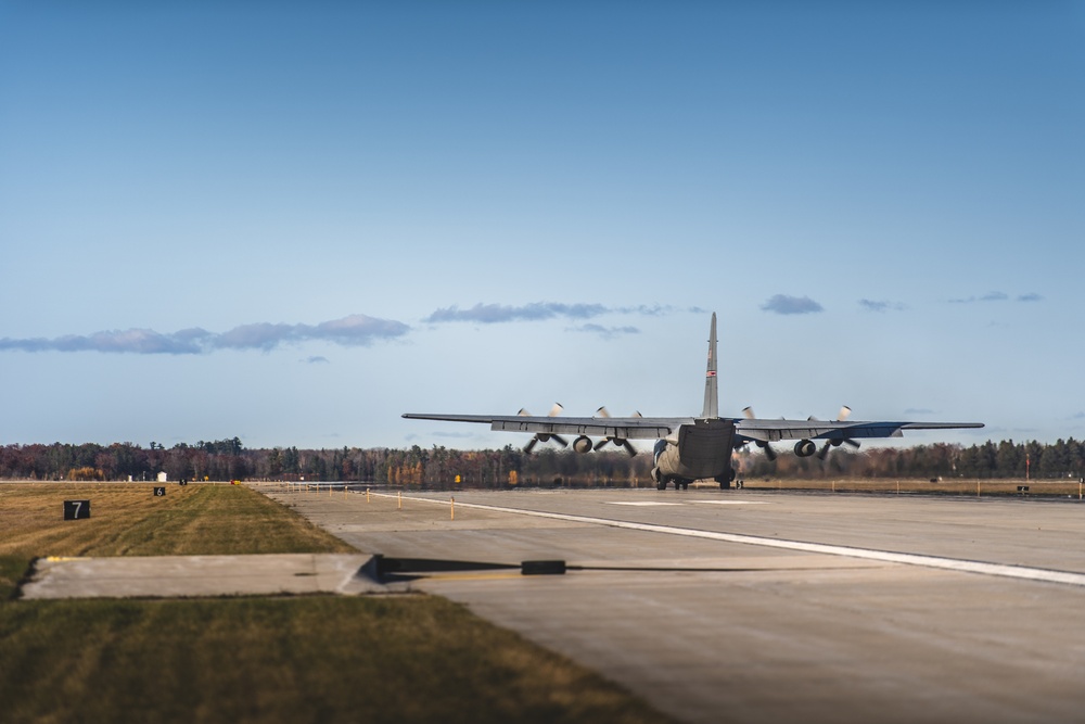 C-130H training at Alpena